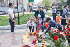 Митинг в честь Дня Победы в Русском Камешкире 2019