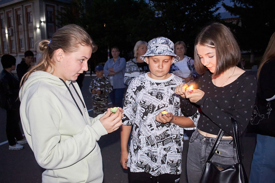 В сёлах Камешкирского района зажгли Свечи памяти